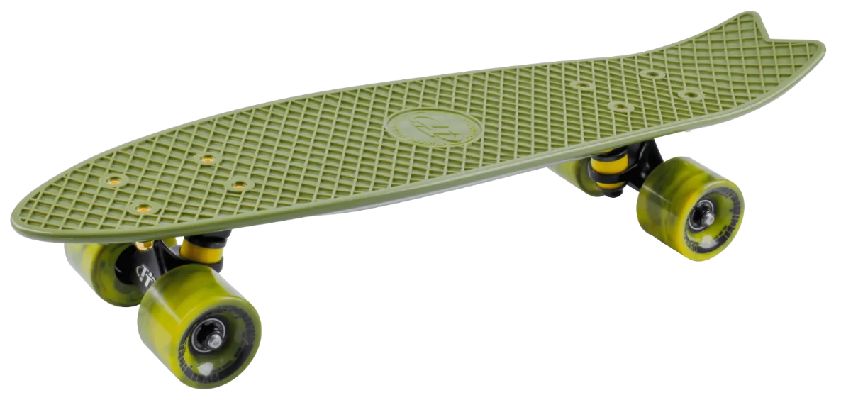 Скейтборд Tech Team пластик Fishboard 23 dark green от магазина Супер Спорт
